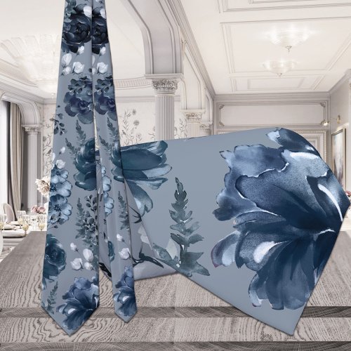 navy_blue_garden_florals_dusty_blue_wedding_neck_tie-r_vsv0gy_500